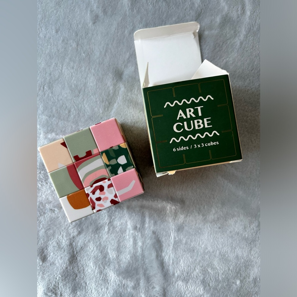 Anthropologie art cube.